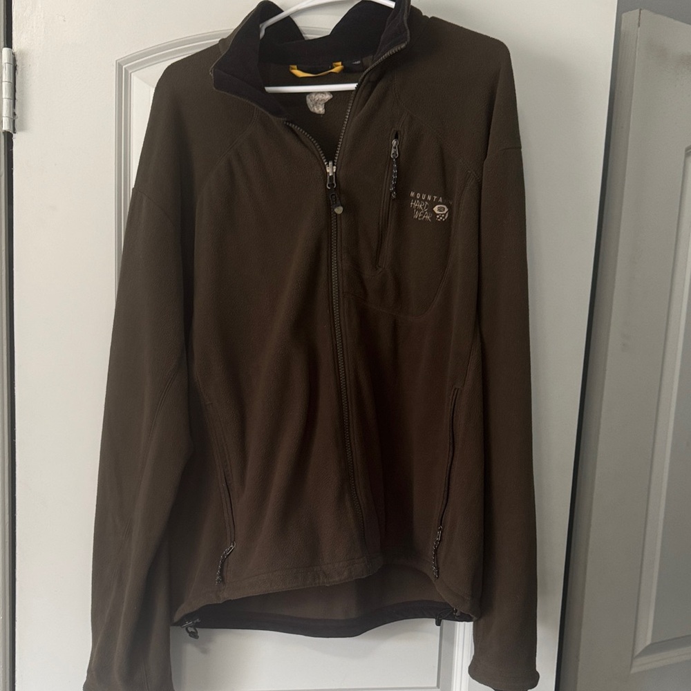 Mountain Hardwear Men's Dark Brown fleece Jacket